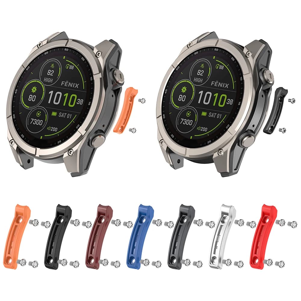 Metal Bumper Guard, Anti-Collision Frame Strip For Garmin Fenix 8 AMOLED/SOLAR 47mm 51mm/Quatix 8/Tactix 8 Watch Accessories