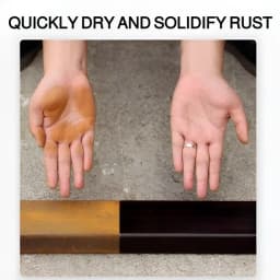 No Grinding Rust Converter Anti-Rust Paint Water-Based Anti-Corrosion Metal Paint for Indoor OutdoorDoor Window Fence Refurbish