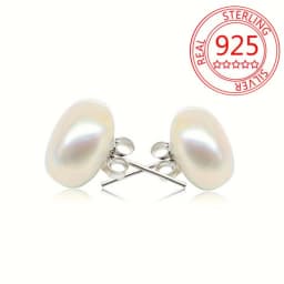 New 925 Sterling Silver Four Leaf Clover Flower Ear Stud Ring Pendant Bead fit DIY Women's Bracelets Necklaces Jewelry Gifts