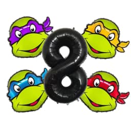Teenage Mutant Ninja Turtles Latex & Foil Balloons Kids Birthday Party Baby Shower Decoration