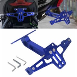 Motorcycle Rear License Plate Mount Holder Aluminum Alloy Bracket Motorcycle Universal Accessories Motorcycle Modification Parts