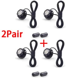 Outdoor Sports Shoe Laces Easy Installation Swivel Buckle Laces Sneakers Thick Rope Automatic Shoelace Shoe Accessories
