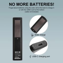 BN59-01385A Solar Voice Remote for Samsung TV Remotes Replacement with Bluetooth Rechargeable Solar Cell Fit for Samsung Remote