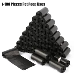 1200PCS New Rolled Dog Poop Bag Biodegradable Thickened Pet Outdoor Cleaning Poop Bag with Breakpoint Dog Cat Poop Scoop Bag