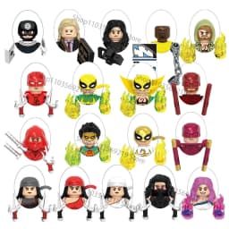 TV Drama Movie Blind Box Building Blocks Action Figures Assembly Mini Handmade Puzzle Collection Model Doll Bricks Toy Ornament