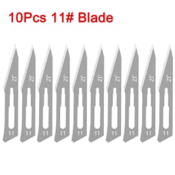 Industrial Carbon Steel Scalpel Blades Handle Scalpel for Biology Anatomy Practicing DIY Cutting Tool PCB Repair Sculpting