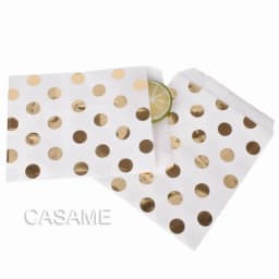 50pcs/ Lot treat candy bag high quality Party Favor Paper Bags Chevron Polka Dot Stripe Printed Paper craft Bags Bakery Bags