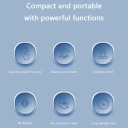 Mini Smart GPS Tracker Anti-Lost Reminder For Car Pets Kids Bag Air Tag Bluetooth Finder Tracking Device Locator For IOS Android