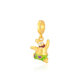 SpongeBob Square Patrick Star 925 Sterling Silver Charm Bead Fit Original Bracelet Keychain Necklace Diy Jewelry Accessories