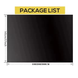 100% Blackout Window Cover Darkest Light Block Black Privacy Film Anti Look House Home Tint Glass Cloth Portable Curtain Bedroom
