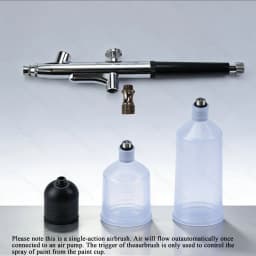 0.3mm Nozzle Portable Single-Action Airbrush Pen – Easy to Use, Versatile Spray Gun for Nail Art, Model Painting and Crafts