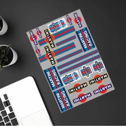 Famous racing car livery Japanese Motorcycle Sticker Suitable for Motorcycle Body Reflective Car Sticker Helmet Decal