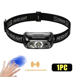 Powerful LED Headlamp IPX4 Waterproof Emergency Head Flashlight 250LM XPE LED Headlamp 500mAh for Outdoor Fishing Camping Hiking