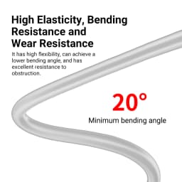 Star Shaped PTFE Tube Low-Resistance Ultra-Smooth Flow PTFE Tube For Bamboo Lab X1/ P1/ A1/ A1 Mini/ AMS 3d Printer Parts