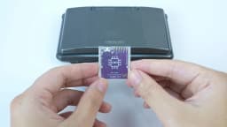 Chiscart Transparent Frosted MicroUSB DSpico Game Reader RP2040 16 MBit Compatible With NDS NDSL DSi 3DS Consoles