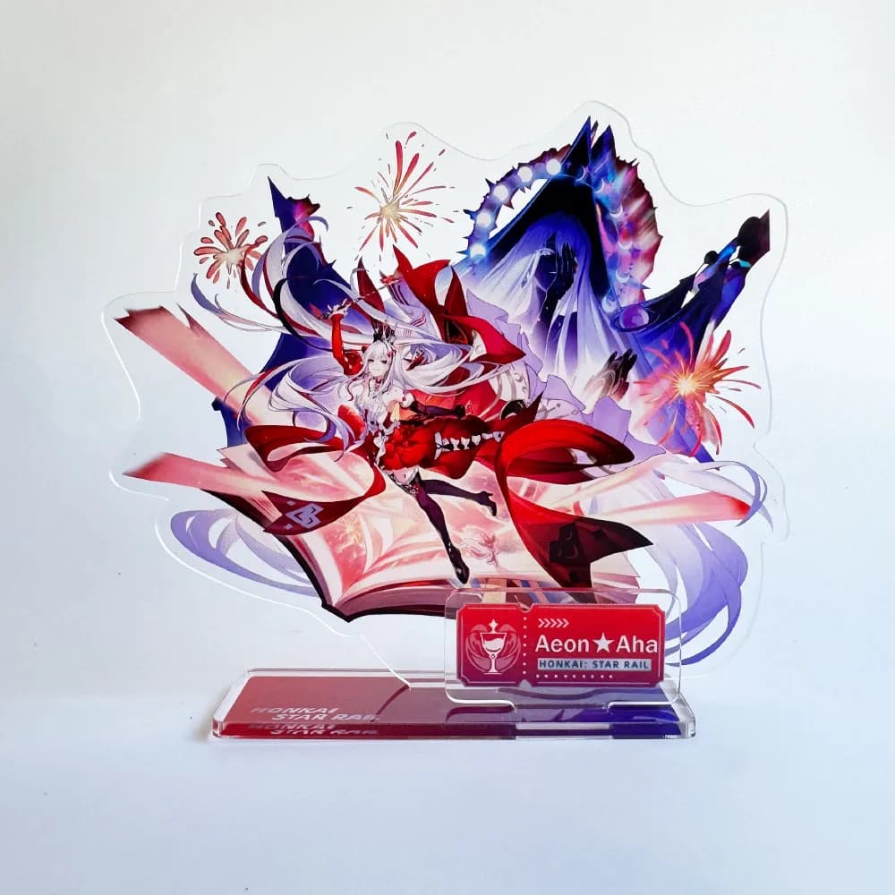 Aeon Aha Game Honkai Star Rail Figures Ashveil Sparxie Phainon Sunday Silver Wolf Anime Acrylic Kafka Model Desk Ornaments Gift
