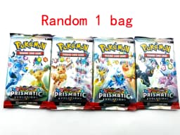 360pcs Poke Card Scarlet & Violet Prismatic Evolutions Poke Box English Booster Battle 151 Ultra Prism Booster Battle Card