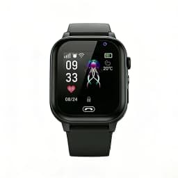 Lenovo New Upgrade 4G Kids Smart Watch GPS Tracker Video Call Sim Card SOS HD Camera Waterproof for Boys Girls with Earphone