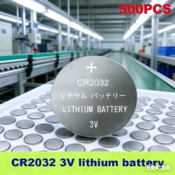 50-1000PCS Bulk CR2032 Lithium Button Cell Batteries Long Lasting for Watches Remotes & Key Fobs