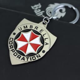 Residents Evils Key Chain Adornment Gifts Car Keychain Toy Umbrella Corporation Sublimation Blank Keyring Edc Fashion Keychains