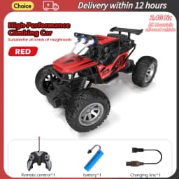 1:20 Remote Control Alloy Climbing Car 2.4G_Hz High-Performance RC Climbing Vehicle with Lights Toy Car for Kid‘s Festival Gifts