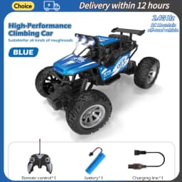 1:20 Remote Control Alloy Climbing Car 2.4G_Hz High-Performance RC Climbing Vehicle with Lights Toy Car for Kid‘s Festival Gifts