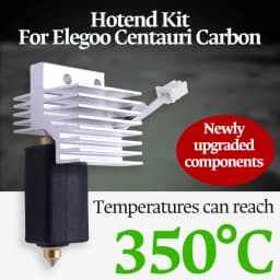 For Elegoo CC Upgrade hotend Assembled Extruder Hotend Kit for Elegoo Centauri Carbon Replaceable Nozzle 0.2/0.4/0.6/0.8 mm