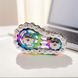 Metal Fidget Spinner Fingertip Gyro Fidget Spinner Antistress Anxiety Metal Bike Chains Spinner Fidget Toys For Adult Kids