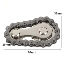 Metal Fidget Spinner Fingertip Gyro Fidget Spinner Antistress Anxiety Metal Bike Chains Spinner Fidget Toys For Adult Kids