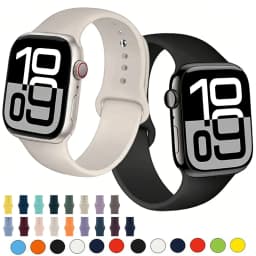 Strap For Apple Watch Band 44mm 44mm 49mm 46mm 38mm 40mm 41 42mm Silicone sport bracelet iwatch series 11 10 9 8 7 6 5 SE Ultra3
