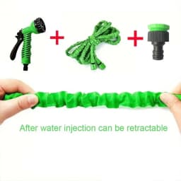 Expandable Magic Hose High Pressure Car Wash 7 Spray Modes Water Gun for Home Garden Plant Watering Flexible Lightweight No Kink