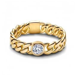 S925 Silver Plated Pave Gem Floral Pearl Cluster Heart Ring Cuban Link Clover Blue Shiny Diamond Gift for Women Fine Jewelry