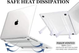 Crystal Clear Laptop Case for Macbook Neo 13 2026 Air 15 M4 M3 Hard Cover for Mac Book Pro 14 M1 M2 M5 14 16 Sleeve Accessories