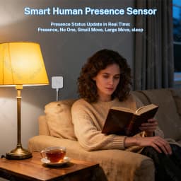 Tuya 24GHz MMWave Radar Human Presence Sensor Zigbee/WiFi Smart Home Motion Detector APP Remote Control Security Alarm System