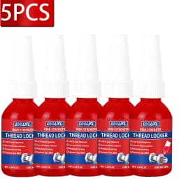 LOOLIFL 243 271 Screw Lock Threadlocker Red Screw Glue Thread Locking Agent Anaerobic Glue Anti-loose Universal Thread Sealants