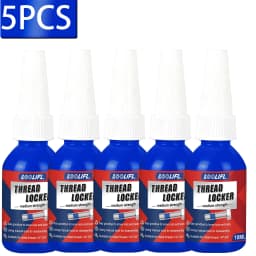 LOOLIFL 243 271 Screw Lock Threadlocker Red Screw Glue Thread Locking Agent Anaerobic Glue Anti-loose Universal Thread Sealants