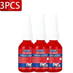 LOOLIFL 243 271 Screw Lock Threadlocker Red Screw Glue Thread Locking Agent Anaerobic Glue Anti-loose Universal Thread Sealants