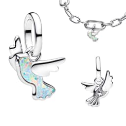 Hot Sales 925 Sterling Silver Charms Animal Horse Butterfly Snail Bird Dog Beads Bracelets Necklaces Womens DIY Jewelry Gift