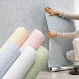 50cmX2.8/10m Self-adhesive Colorful Wall Sticker Linen 3D Foam Thickened Waterproof Wallpaper Renovation Wallpaper Wall Stickers