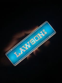 3D Creative Magnetic Mini Refrigerator Sticker Convenience Store Light Signs Display Board with Luminou Light Box Model Ornament