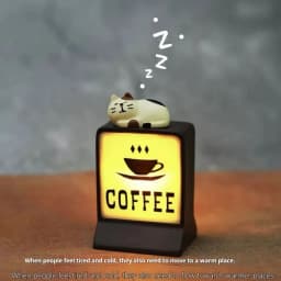3D Creative Magnetic Mini Refrigerator Sticker Convenience Store Light Signs Display Board with Luminou Light Box Model Ornament