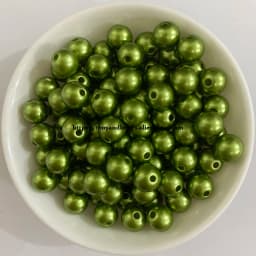 Acrylic Imitation Pearl Round Ball Spacer Beads 4 6 8 10 12MM Pick Size Color For Jewelry Making DIY Hole Size 1.5mm