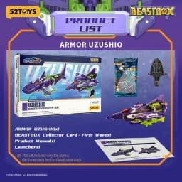 52TOYS BEASTBOX ARMOR UZUSHIO Transformation Collectible Converting Action Figure Toys Gift