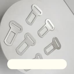 4PCS Seat Belt Adapters Car Metal Clips for Pet Leashes, Compatible with Truck & Car Seats Metal Seat Belt Clip and Buckle Lock