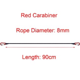 Elastic Bungee Cord Tie Strap with Carabiner Hooks for Kayak Cycling Luggage Packing Ropes Camping Outdoor Accessories
