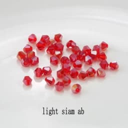 Buy 1 And Get 1 Free 4mm Shiny Crystal Beads Bicone Beads Glass Beads Loose Spacer Beads for Bracelet DIY Jewelry Making 200pcs