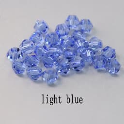 Buy 1 And Get 1 Free 4mm Shiny Crystal Beads Bicone Beads Glass Beads Loose Spacer Beads for Bracelet DIY Jewelry Making 200pcs