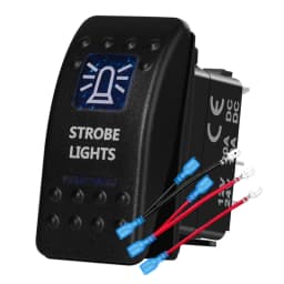 12v/24v Blue Led Light 5 Pin On Off SPST Rocker Switch 7 Pin On Off On ARB Carling Style Car Boat Waterproof Pump Push Switch