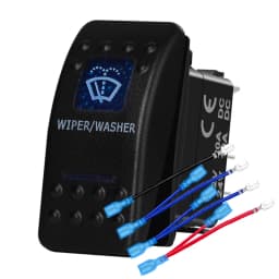 12v/24v Blue Led Light 5 Pin On Off SPST Rocker Switch 7 Pin On Off On ARB Carling Style Car Boat Waterproof Pump Push Switch