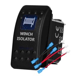 12v/24v Blue Led Light 5 Pin On Off SPST Rocker Switch 7 Pin On Off On ARB Carling Style Car Boat Waterproof Pump Push Switch